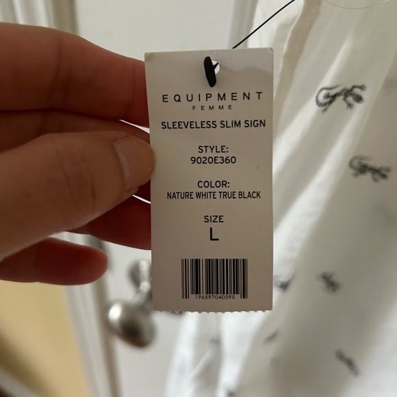 Equipment Femme sleeveless blouse - Picture 3 of 6